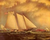 Yachting Off Castle Garden - 詹姆斯·E·巴特斯沃思